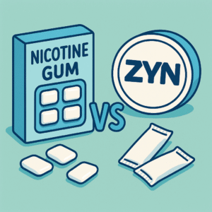nicotine gum vs zyn