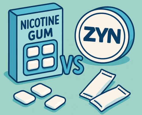 nicotine gum vs zyn