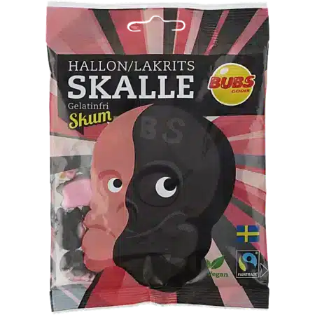 BUBS Raspberry & Licorice Foam Skulls